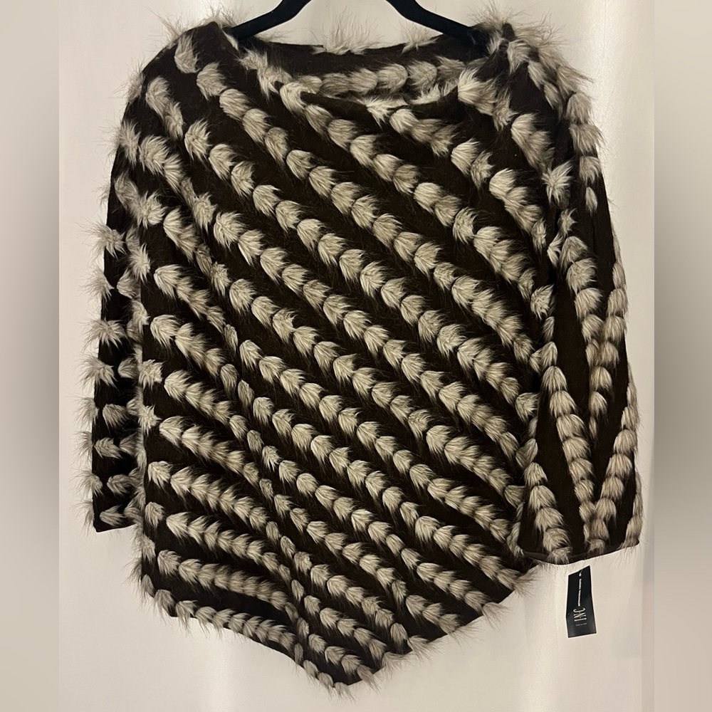 INC International Concepts Black and White Patterned Jacket